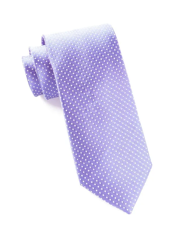 Pindot Lavender Tie sold by The Tie Bar