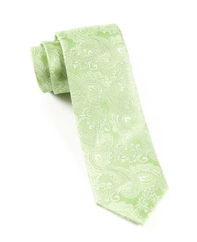 Twill Paisley Apple Tie sold by The Tie Bar