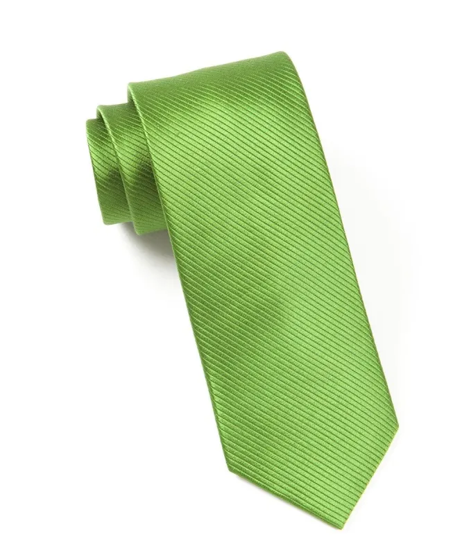Skinny Solid Clover Green Tie sold by The Tie Bar