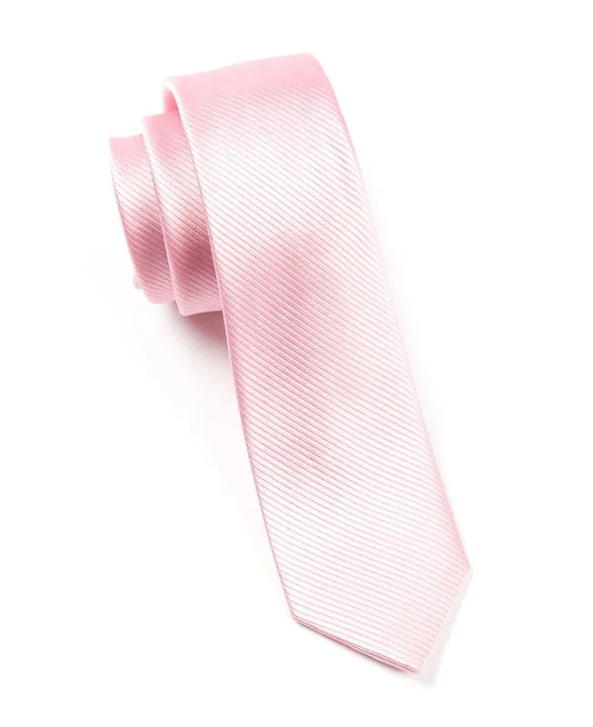 Skinny Solid Baby Pink Tie sold by The Tie Bar