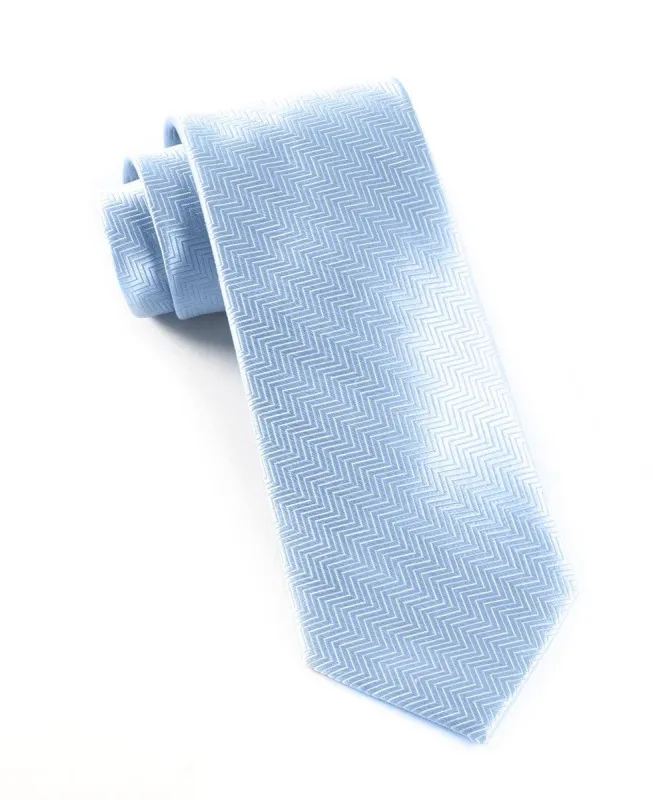 Herringbone Baby Blue Tie sold by The Tie Bar