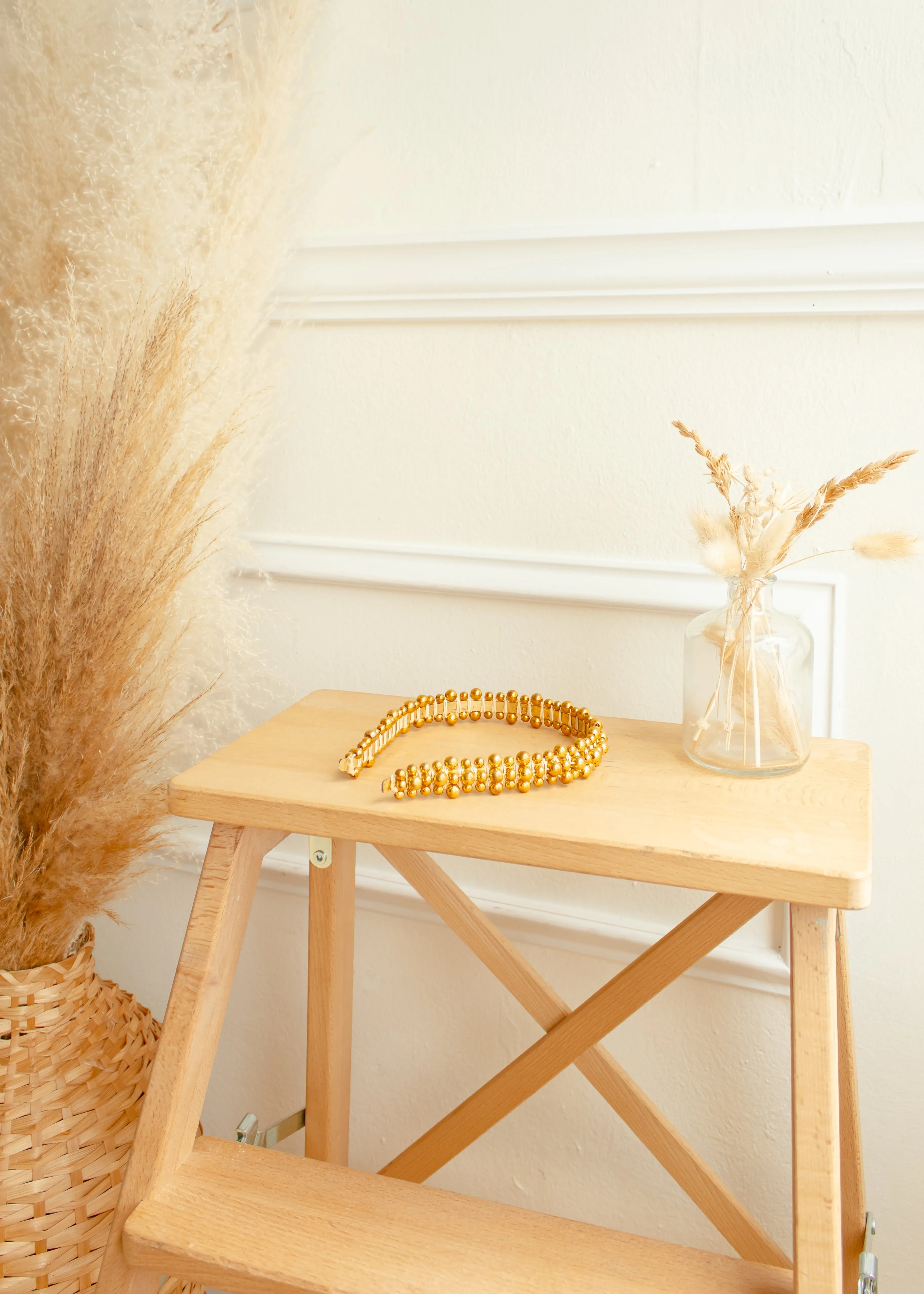 Golden Girl Gold Headband sold by The Wanderlust Bazaar