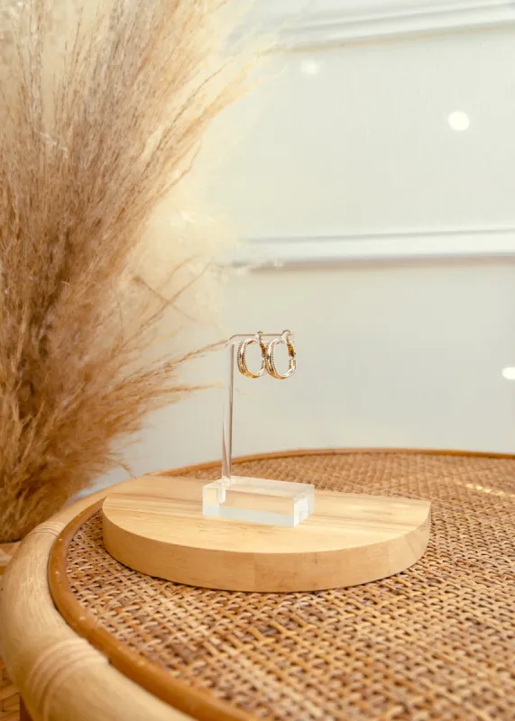 Emma Layered Mini Hoop Earrings sold by The Wanderlust Bazaar