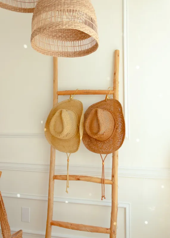 Here Comes The Sun Straw Cowboy Hat sold by The Wanderlust Bazaar