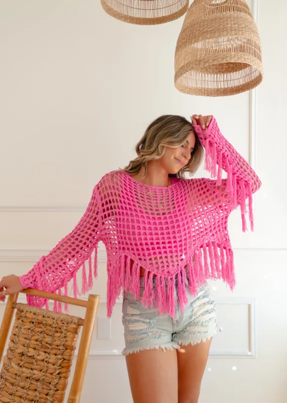 Endless Summer Crochet Knit Top sold by The Wanderlust Bazaar