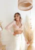 Cross My Heart Blush Front Twist Crop Top sold by The Wanderlust Bazaar