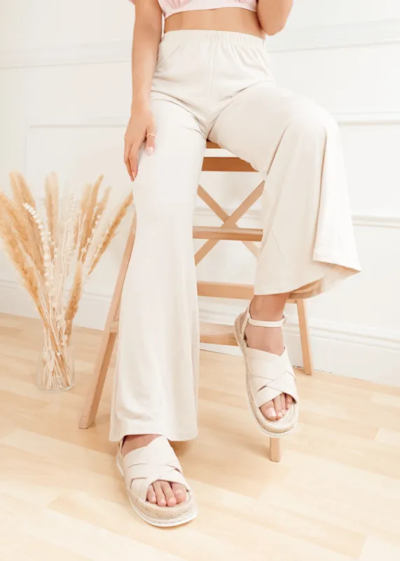 Sunny Days Blush Leather Espadrilles sold by The Wanderlust Bazaar