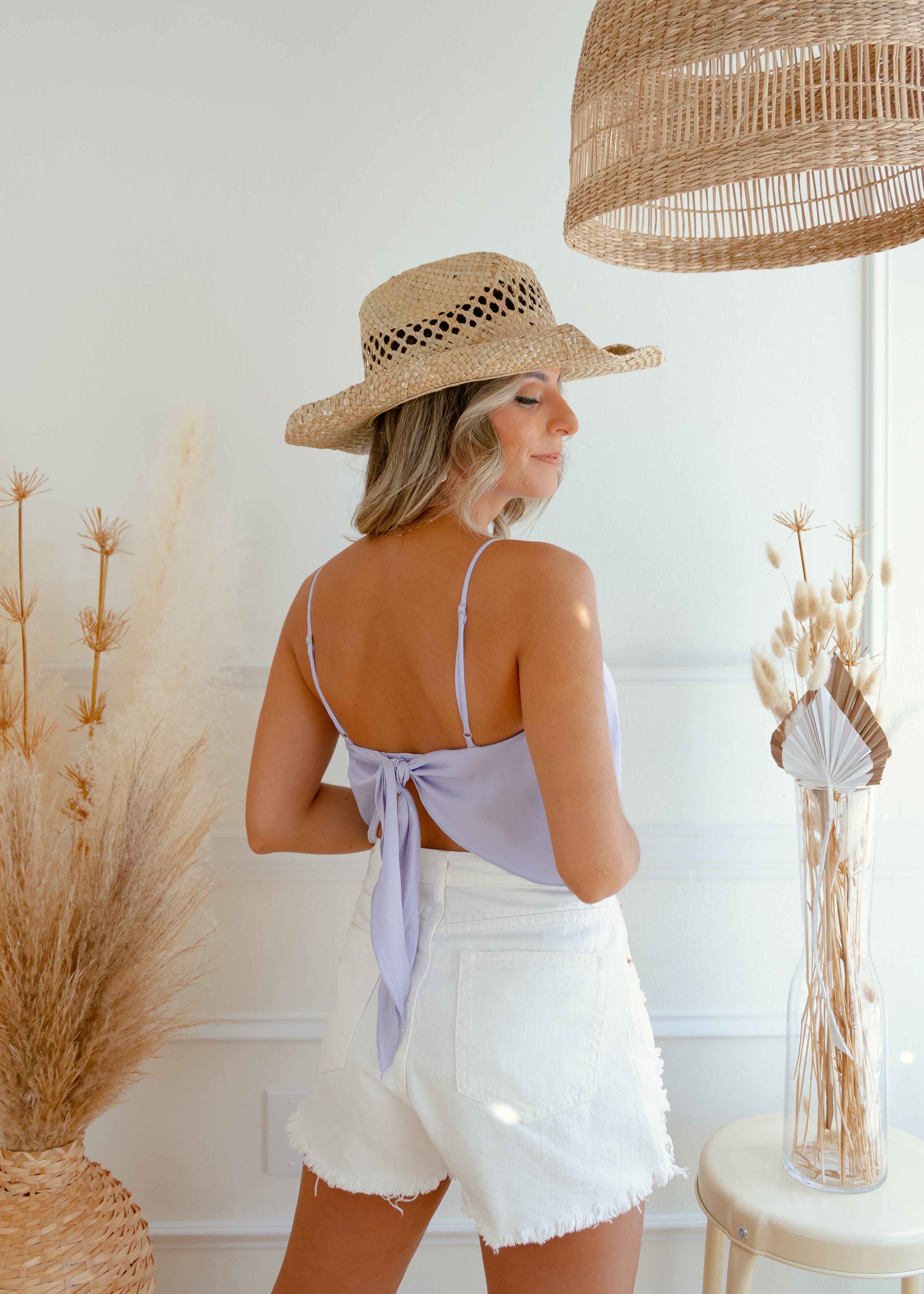 La Isla Lavender Bandana Top sold by The Wanderlust Bazaar product image thumbnail 2