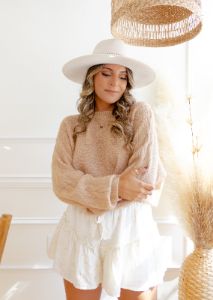 Cozy Night Knit Cropped Sweater sold by The Wanderlust Bazaar