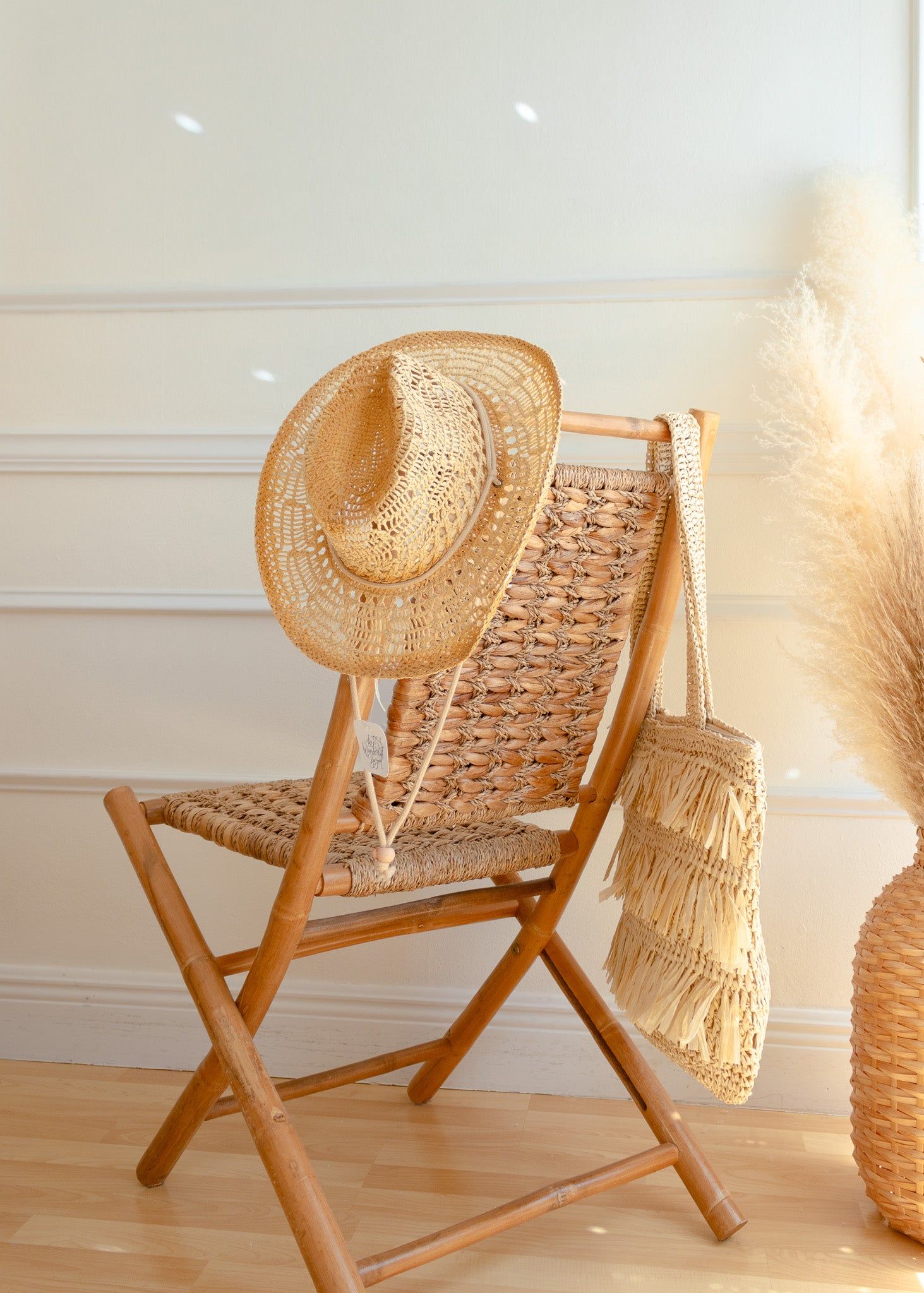 Here Comes The Sun Straw Cowboy Hat sold by The Wanderlust Bazaar