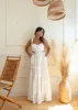Ciao Bella White Maxi Skirt sold by The Wanderlust Bazaar