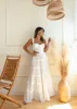 Ciao Bella White Maxi Skirt sold by The Wanderlust Bazaar