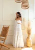 Ciao Bella White Maxi Skirt sold by The Wanderlust Bazaar