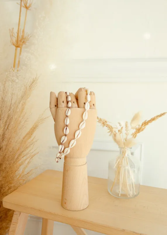 Sandy Shores Puka Shell Necklace sold by The Wanderlust Bazaar