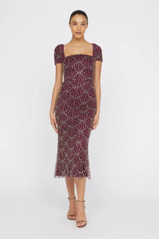 Serena Beaded Cocktail Dress made by Theia