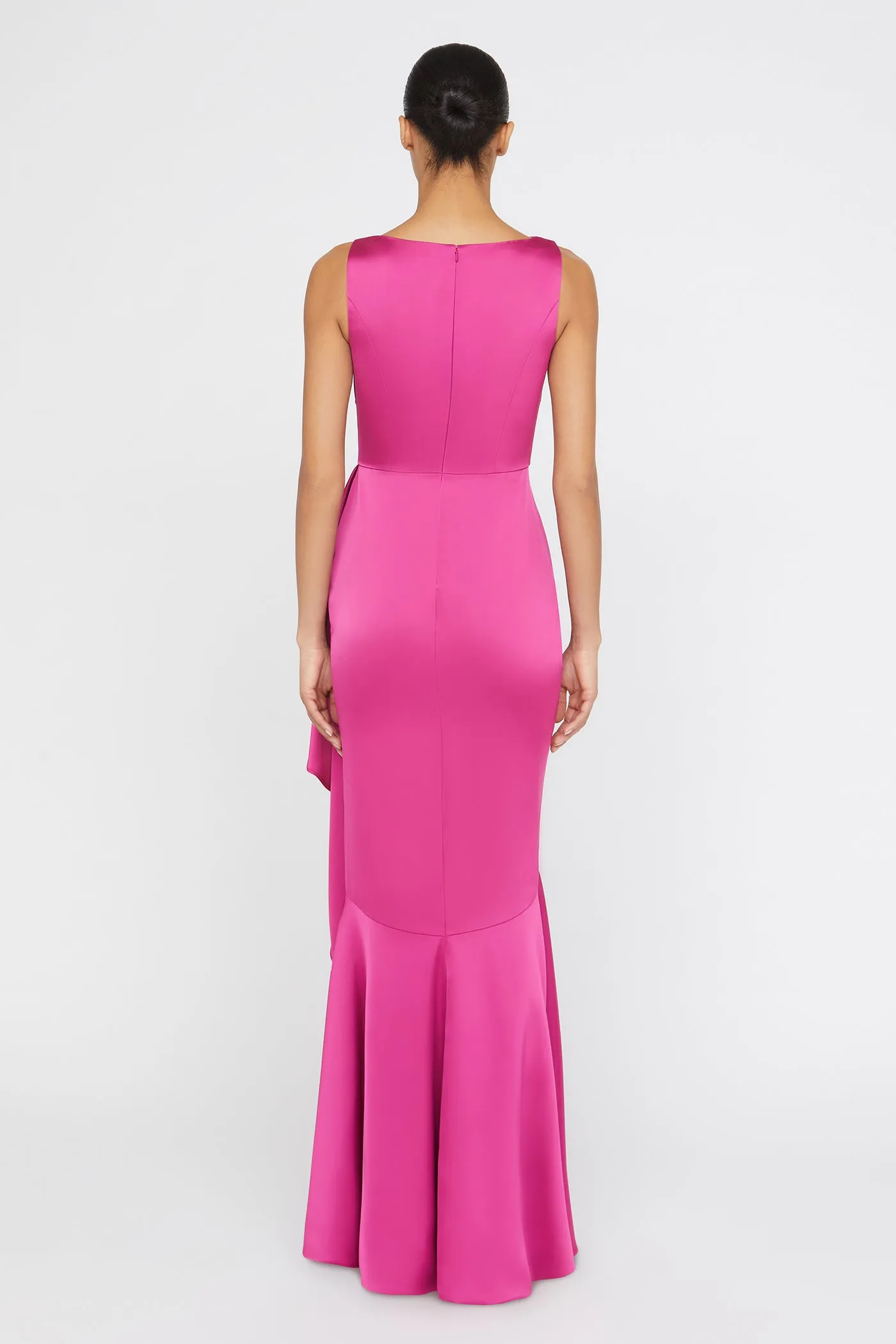 Harper Draped Wrap Gown sold by Theia product image thumbnail 2