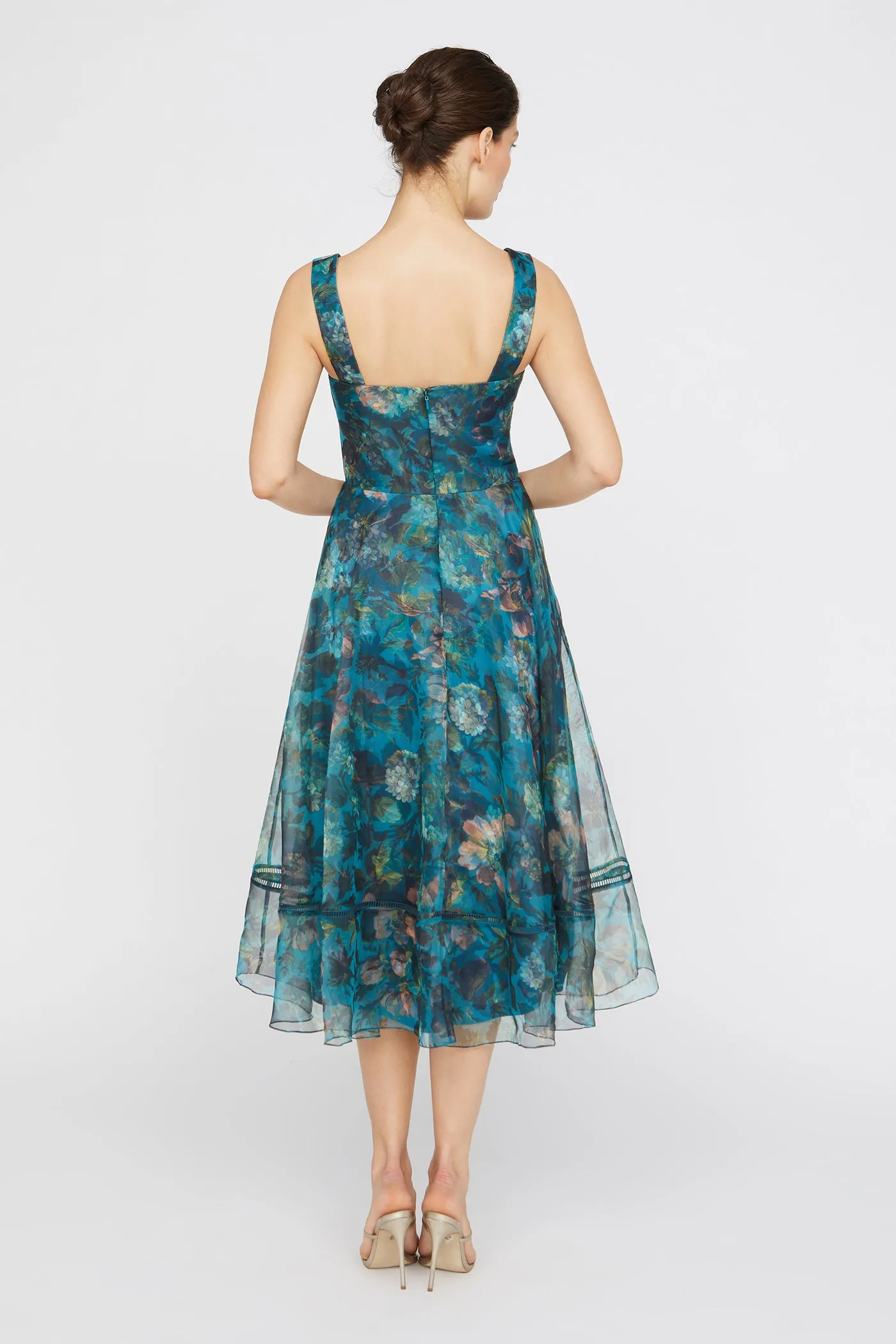 Anissa Square Neck Dress sold by Theia product image thumbnail 2