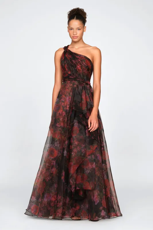 Rue One Shoulder Gown made by Theia