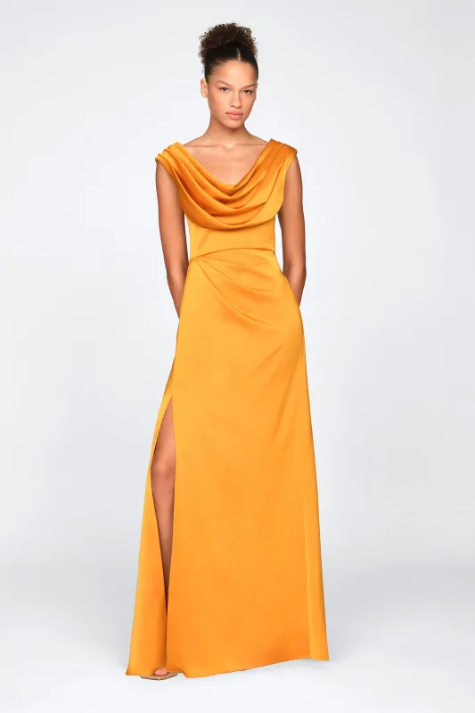 Blair Cowl Draped Gown sold by Theia