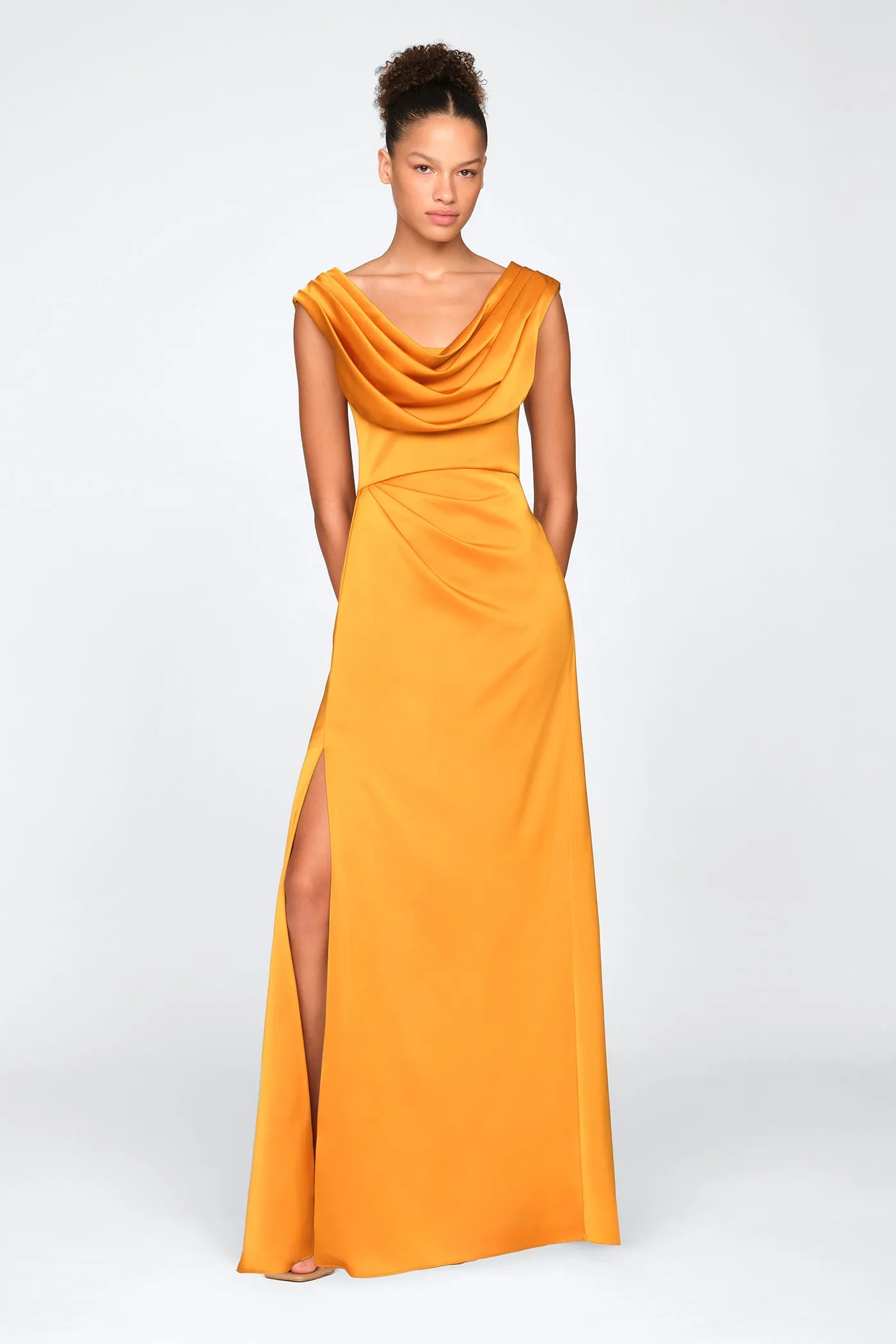 Blair Cowl Draped Gown sold by Theia