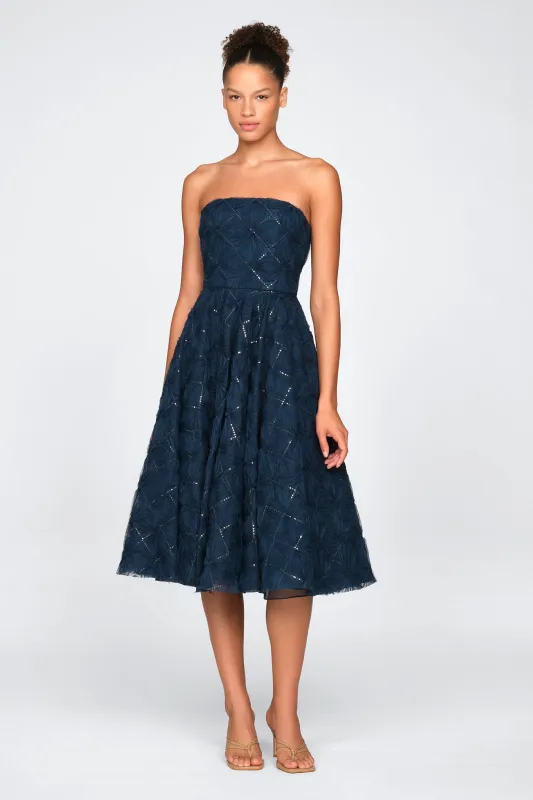 Anna Textured Tulle Cocktail sold by Theia