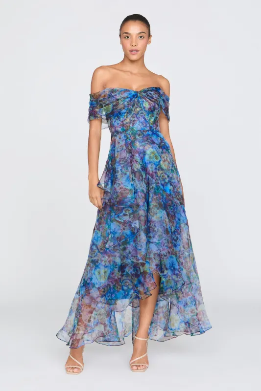 Alona Off Shoulder Gown sold by Theia