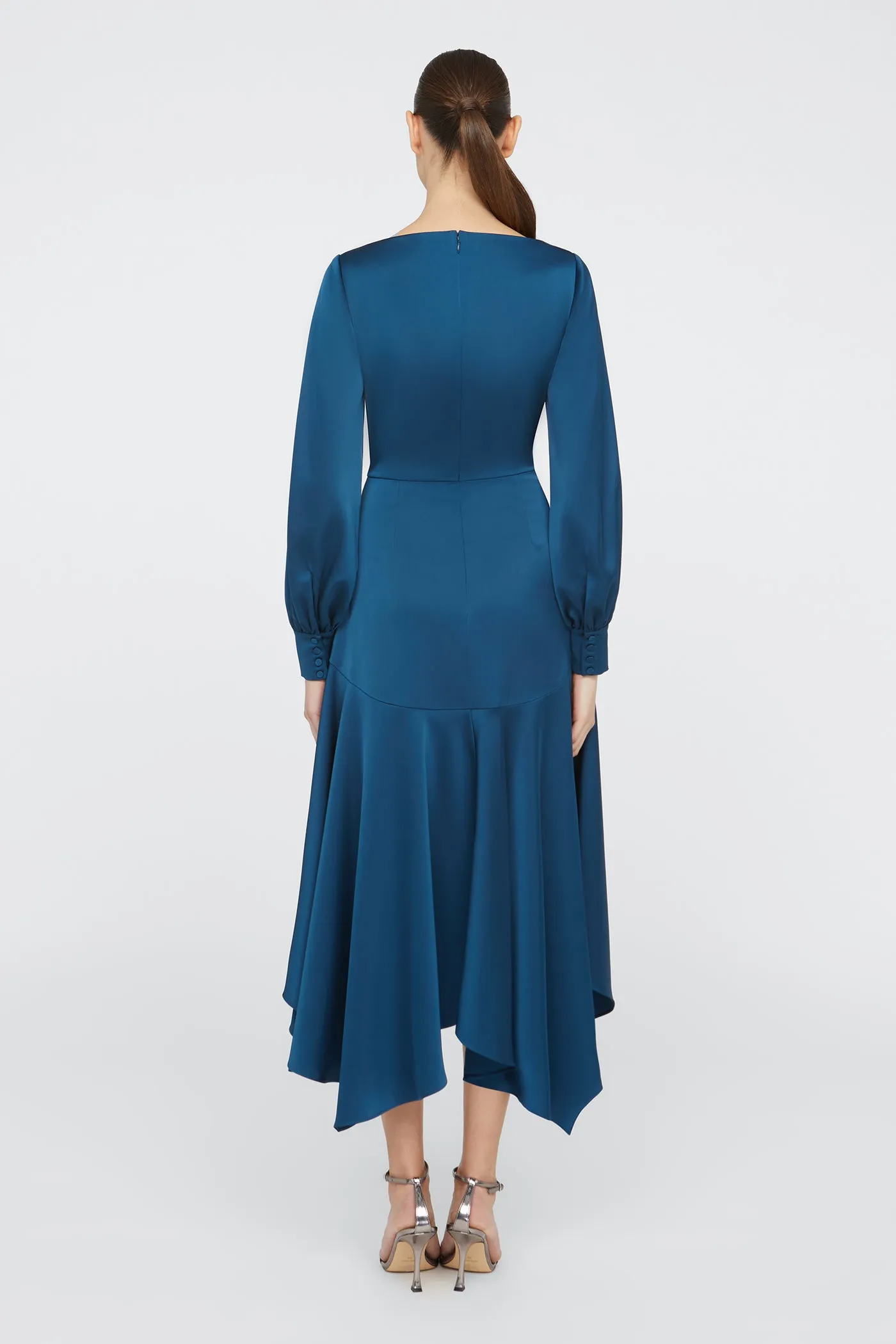 Florence Handkerchief Dress sold by Theia product image thumbnail 2