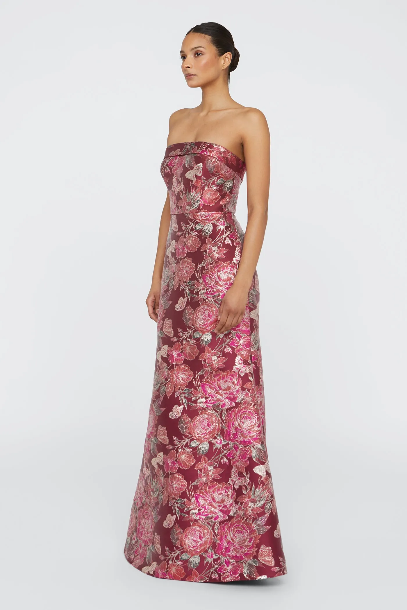 Haven Strapless Gown sold by Theia product image thumbnail 5