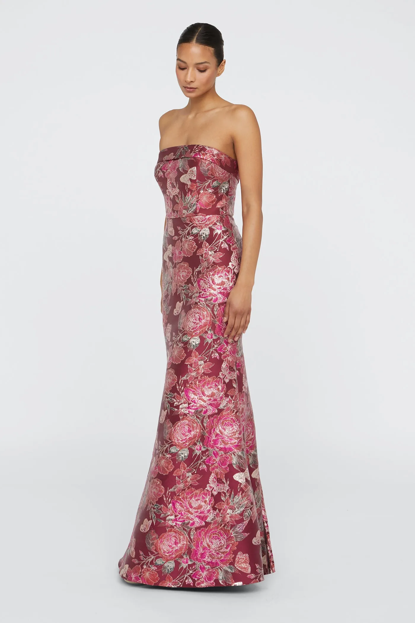 Haven Strapless Gown sold by Theia product image thumbnail 3