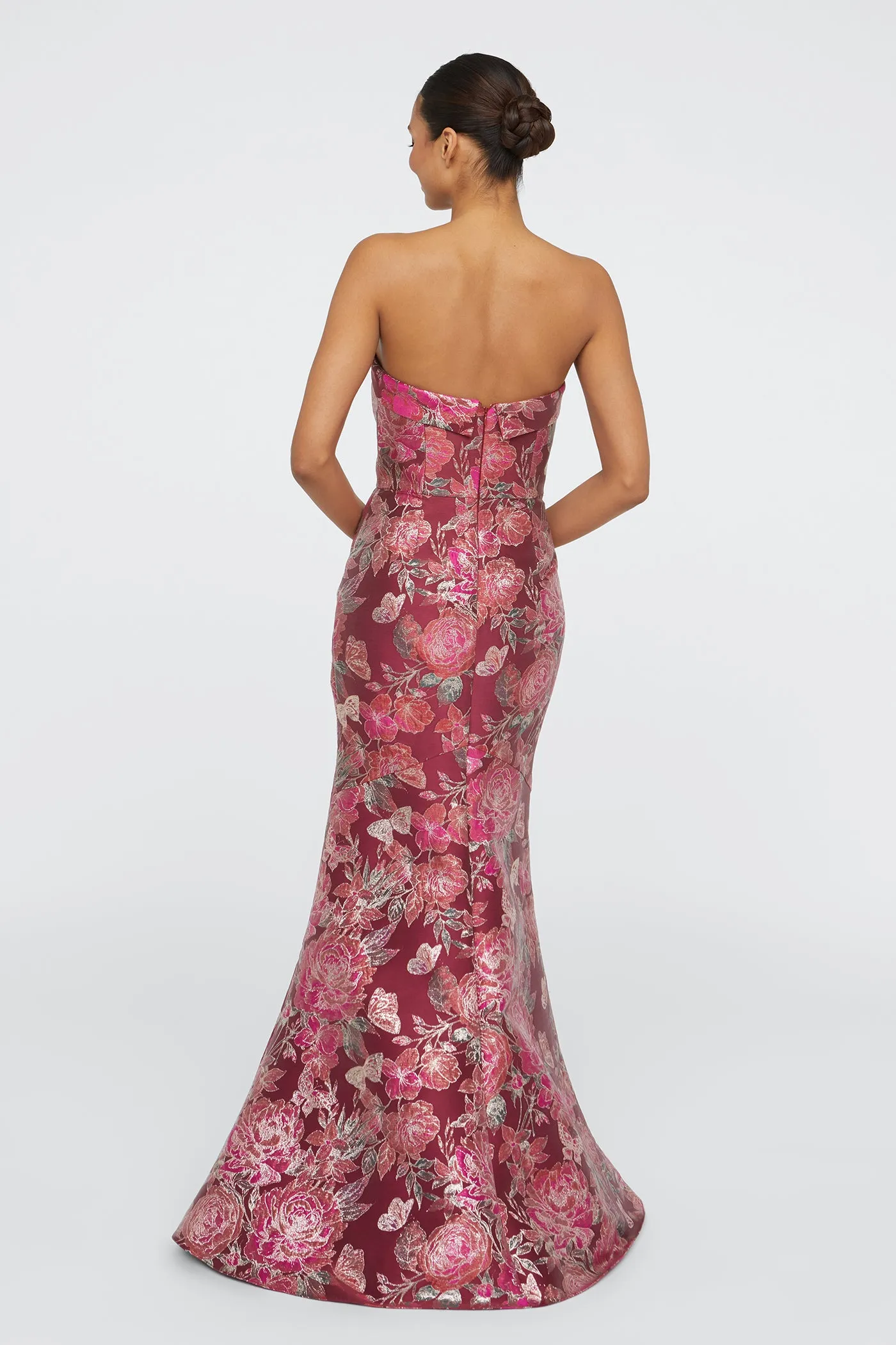 Haven Strapless Gown sold by Theia product image thumbnail 2