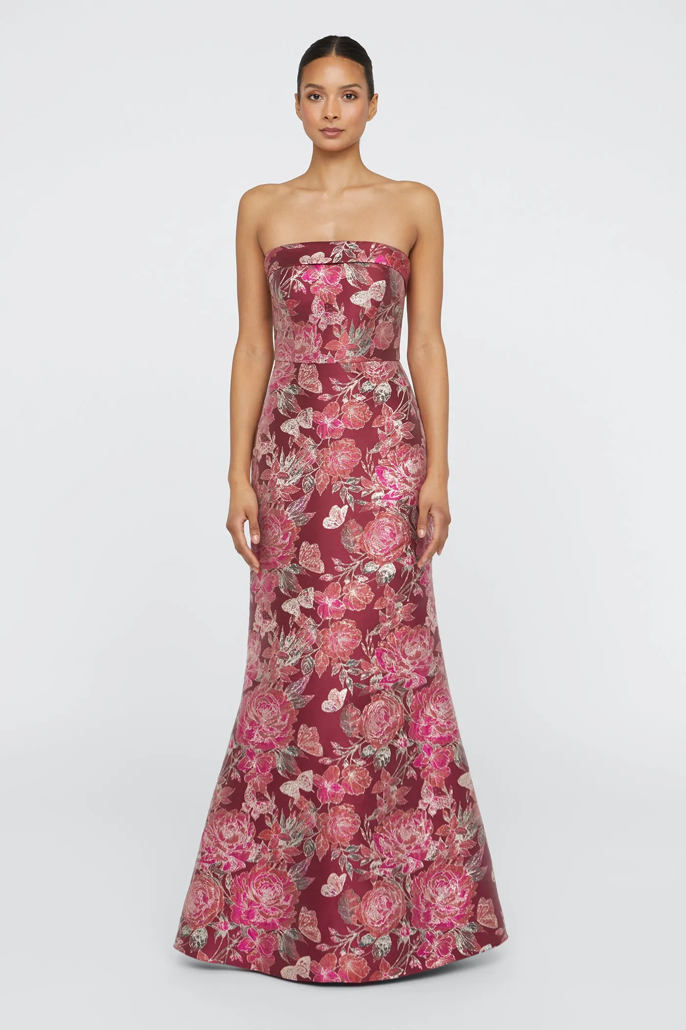 Haven Strapless Gown sold by Theia