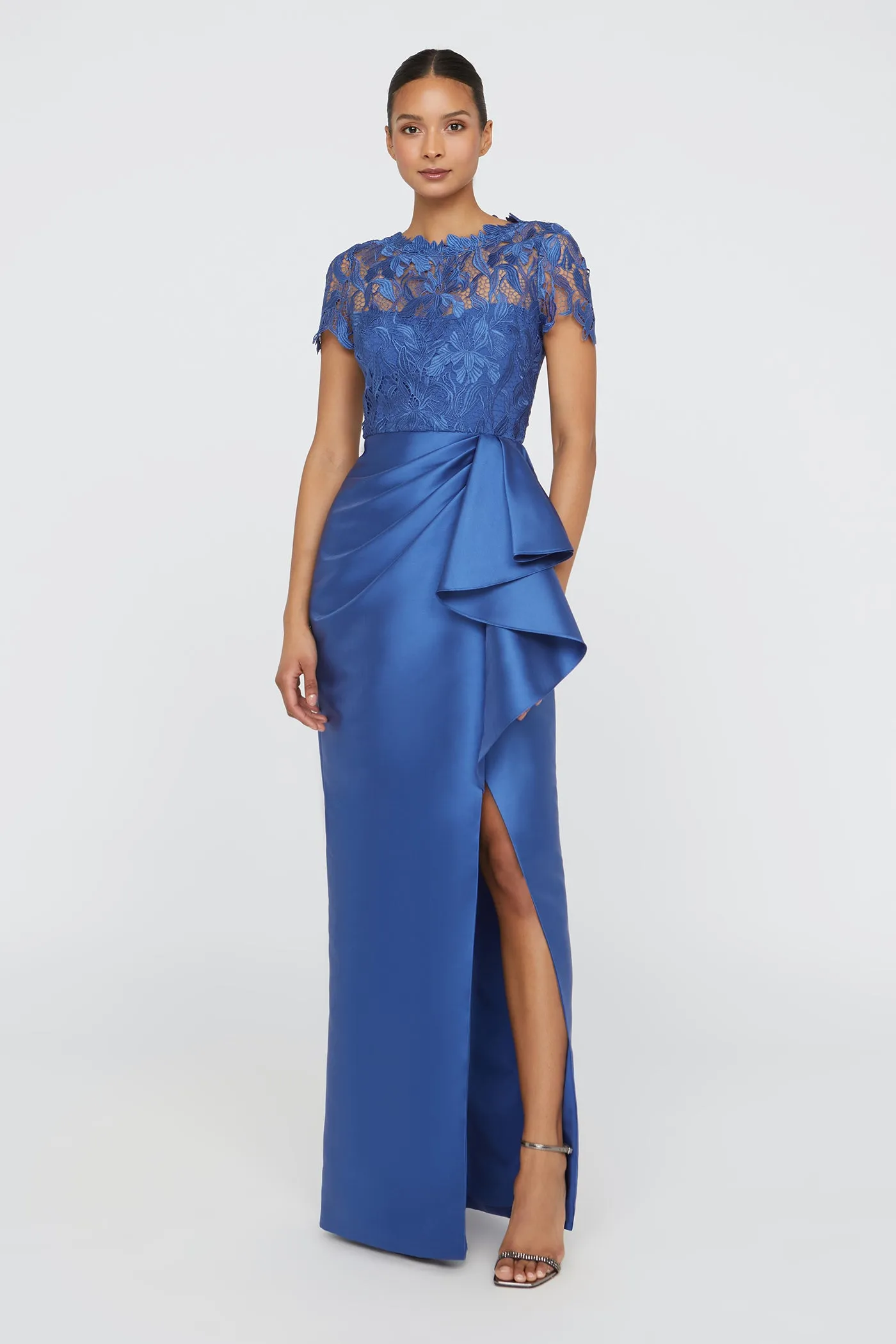 Selena Column Draped Dress sold by Theia