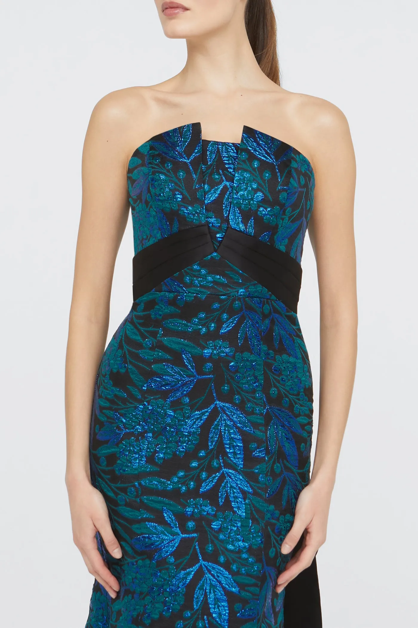Fernanda Strapless Gown sold by Theia product image thumbnail 4