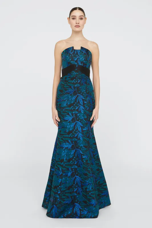 Fernanda Strapless Gown made by Theia