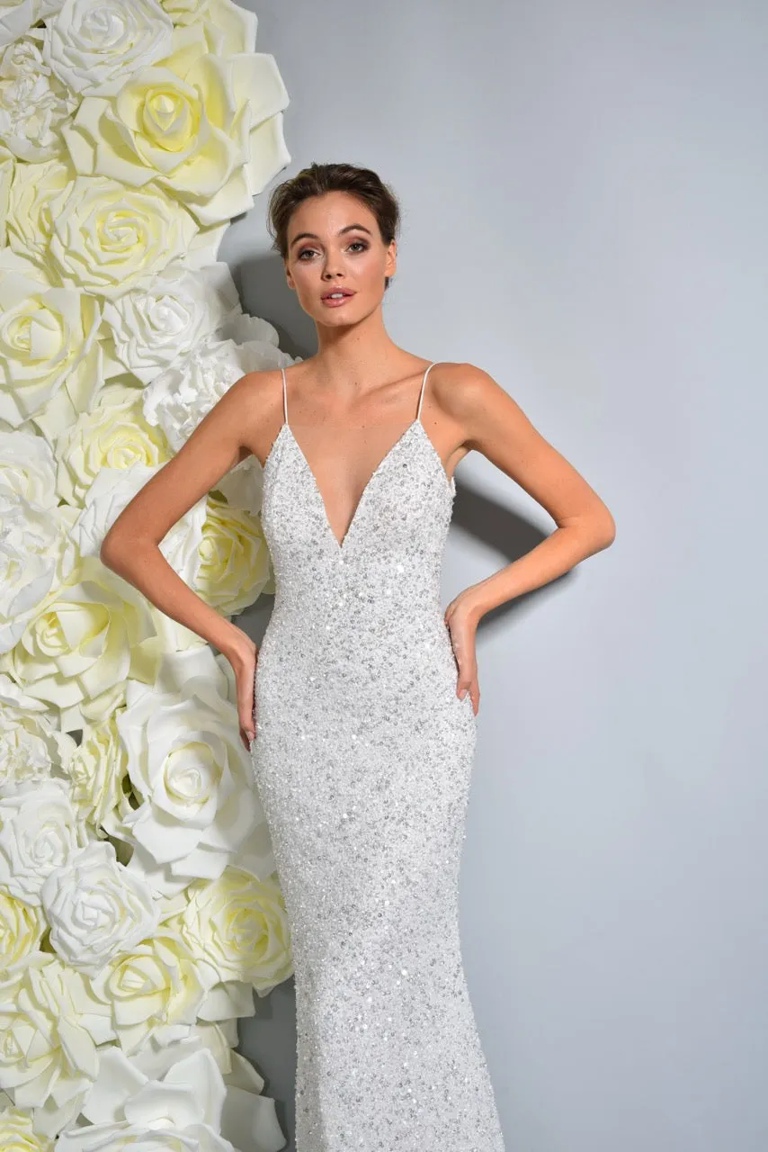 Lotus Gown sold by Theia product image thumbnail 4