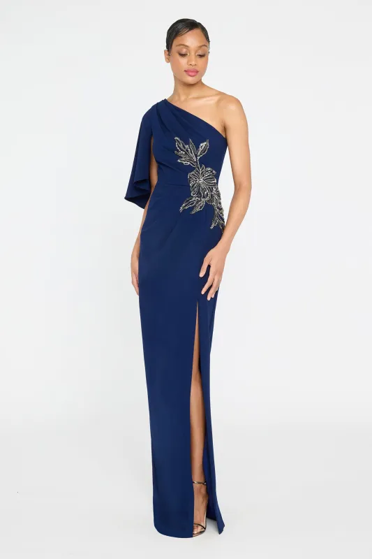 Giuliana Crepe Column Gown sold by Theia