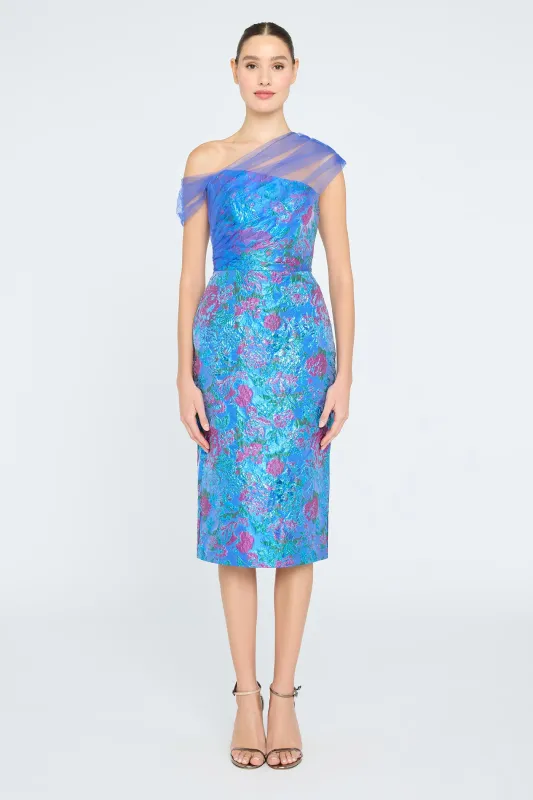 Jaylen Draped Shawl Dress sold by Theia