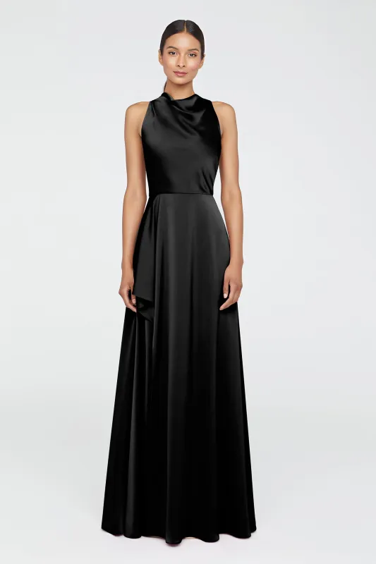 Amara Cowl Drape Gown sold by Theia