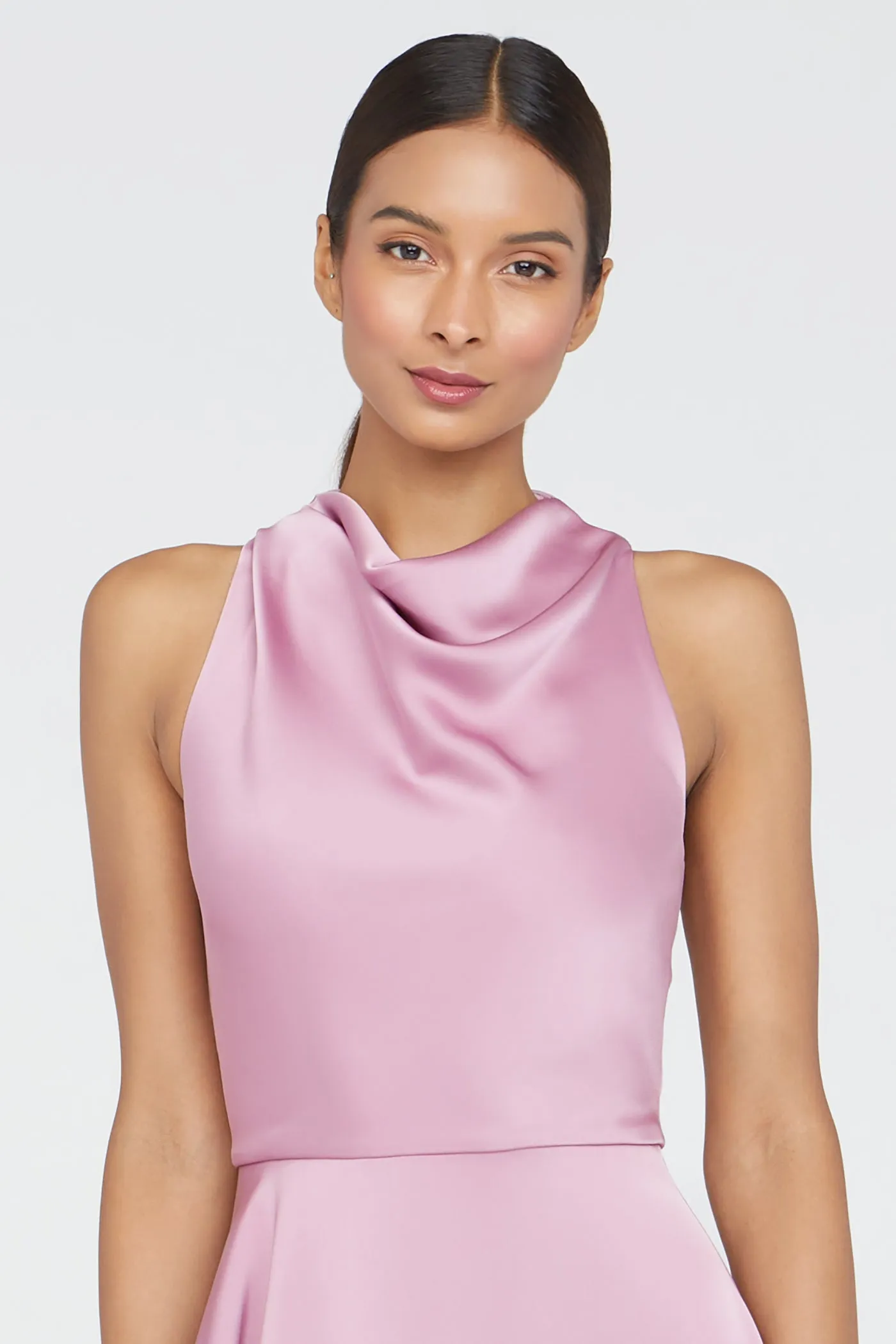 Amara Cowl Drape Gown sold by Theia product image thumbnail 4