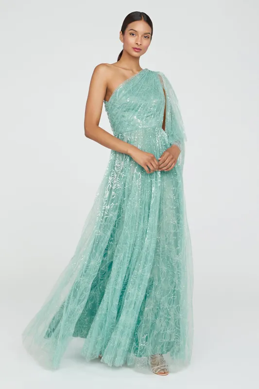 Carol One Shoulder Dress sold by Theia