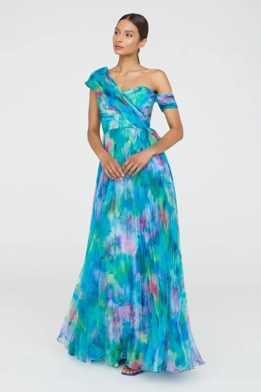 Davina Pleated Gown sold by Theia