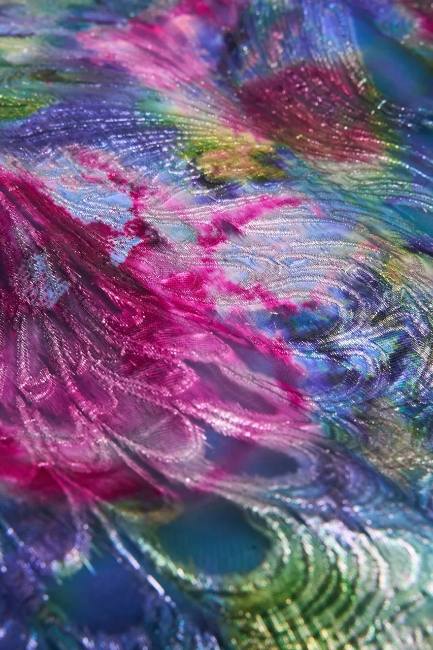 Allegra Draped Cocktail Dress sold by Theia product image thumbnail 5