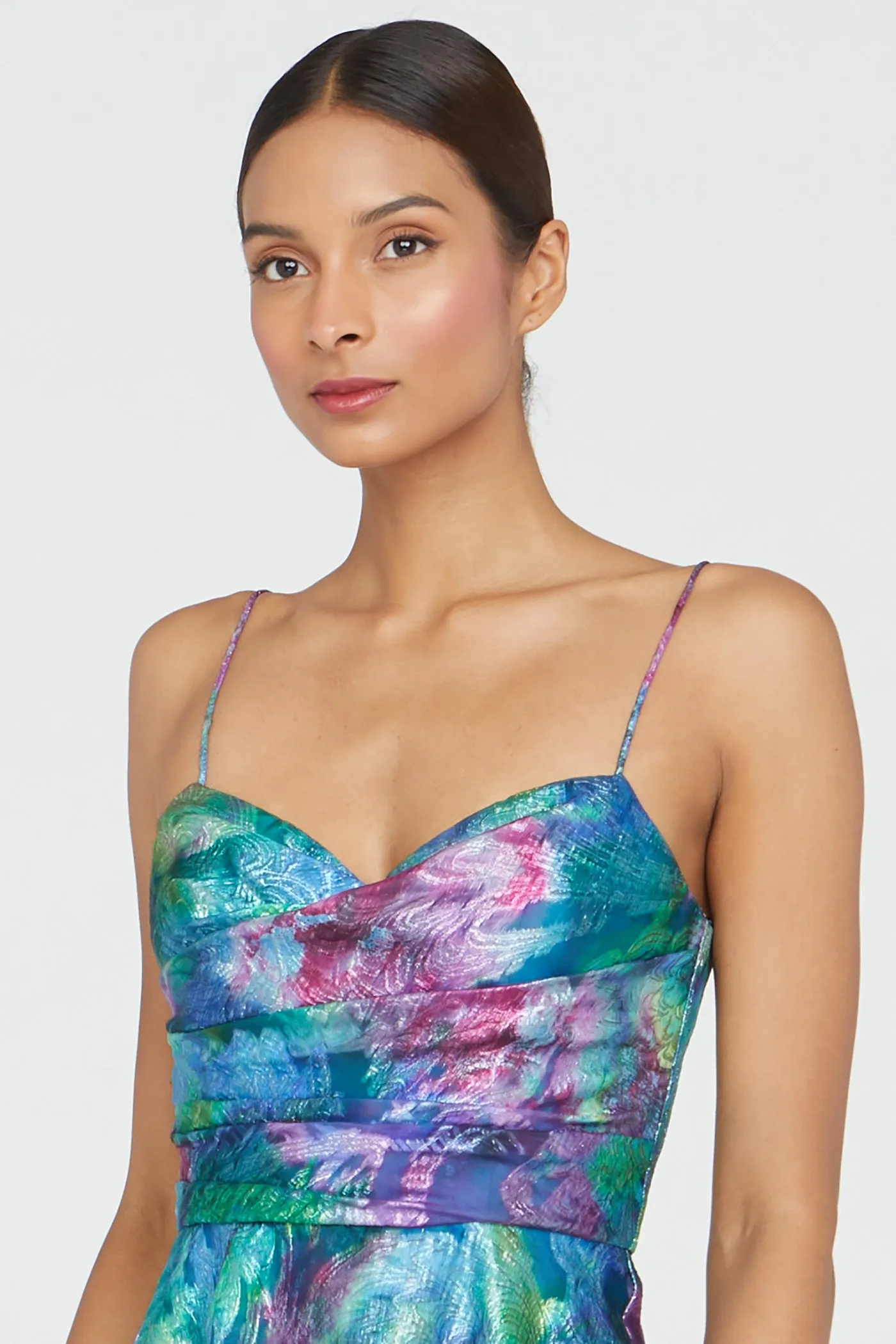 Allegra Draped Cocktail Dress sold by Theia product image thumbnail 4