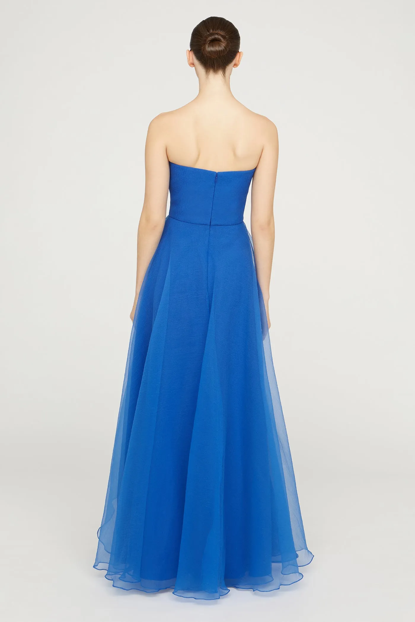 Teresa Strapless Draped Gown sold by Theia product image thumbnail 2