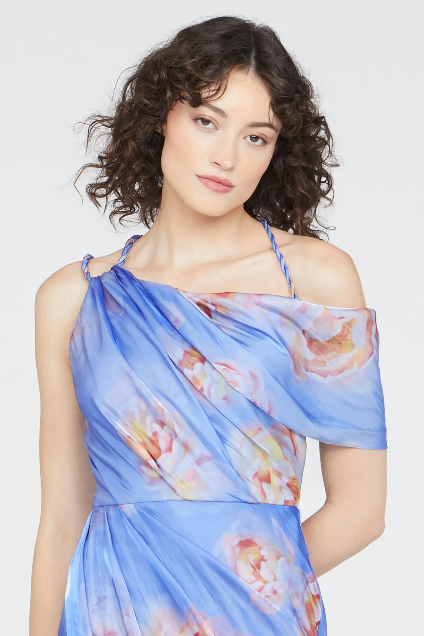 Yannah Wrap Cocktail Dress sold by Theia product image thumbnail 4