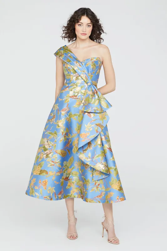 Dalia Tea Length Dress sold by Theia