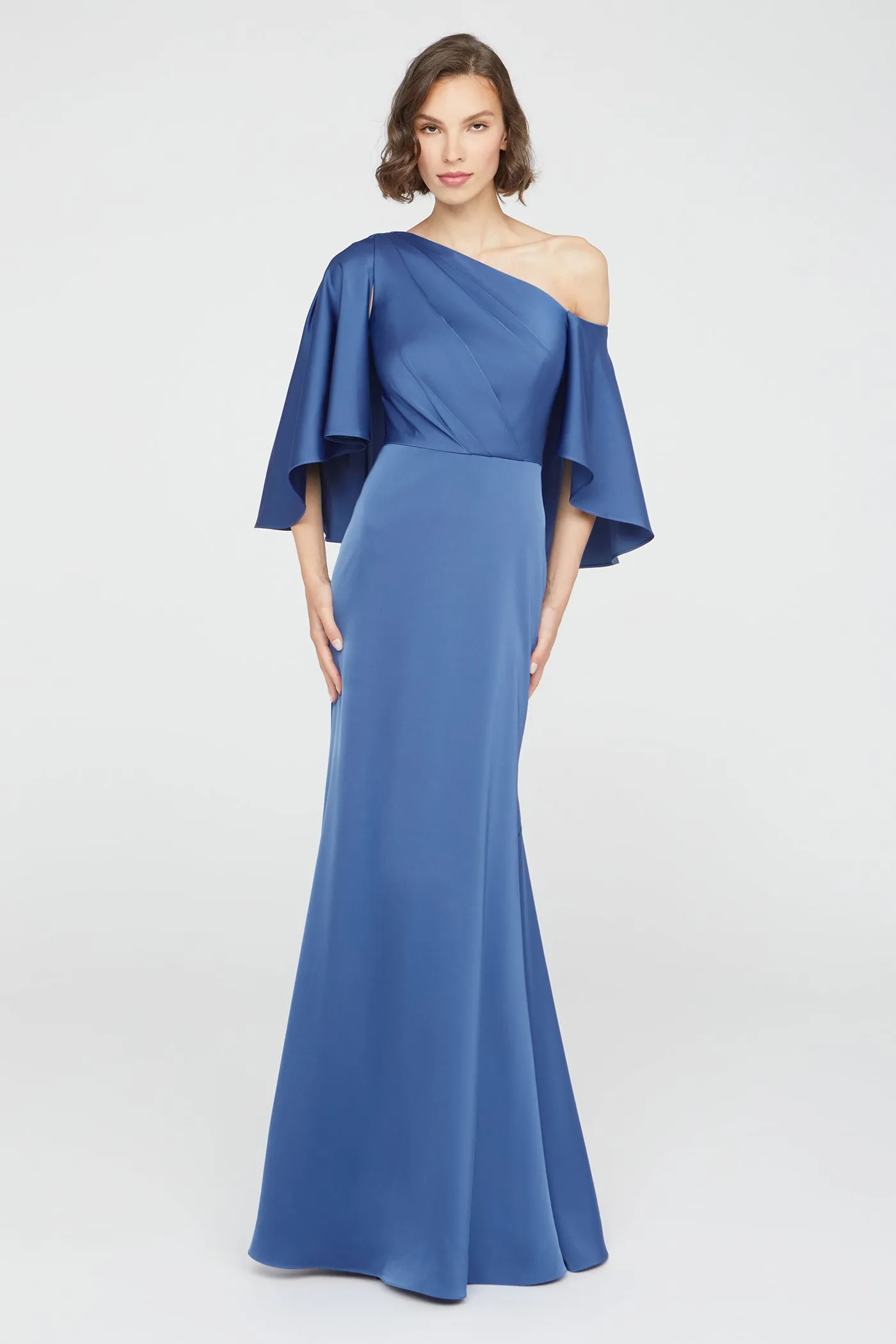 Kia Cape Fit And Flare Gown sold by Theia product image thumbnail 5