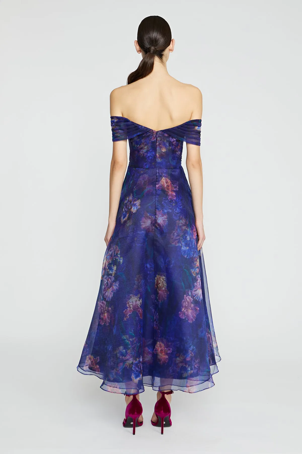 Desiree Off The Shoulder Dress sold by Theia product image thumbnail 2