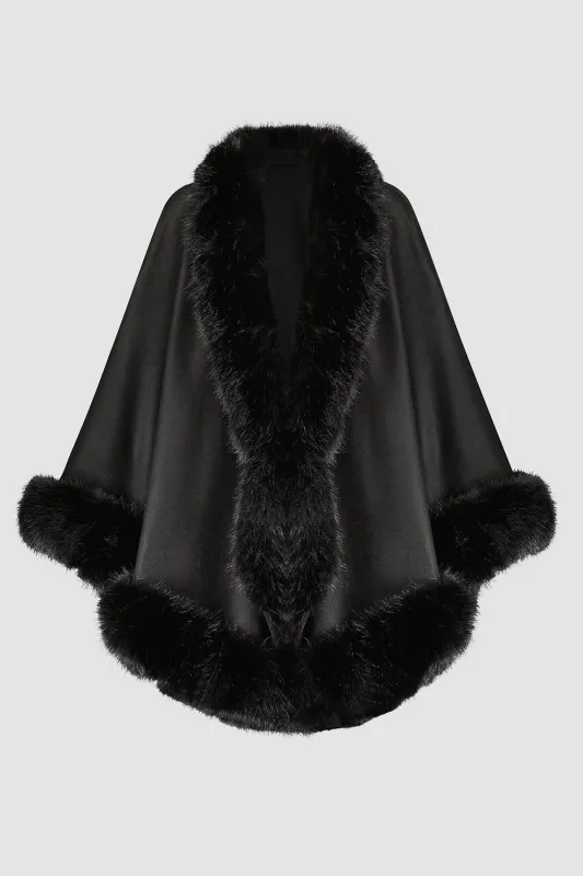 Wool And Cashmere Blend Cape sold by Theia