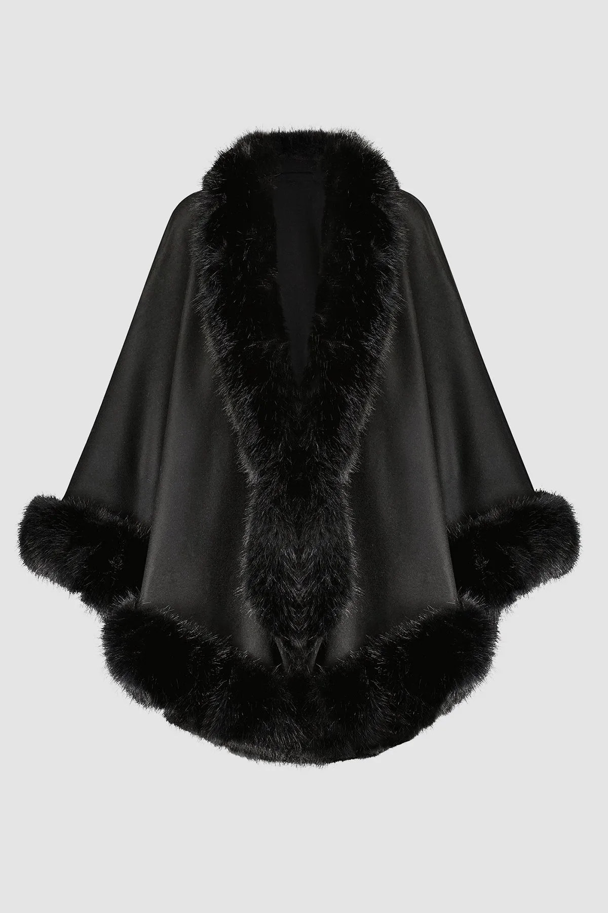 Wool And Cashmere Blend Cape sold by Theia